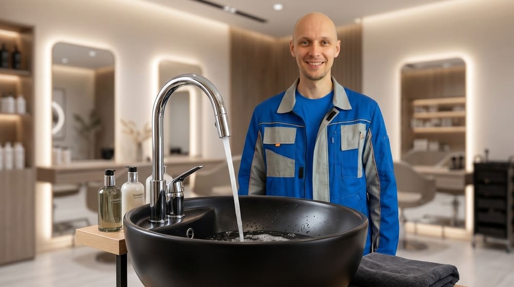 Сантехническое обслуживание салонов красоты и парикмахерских