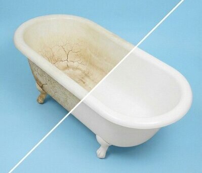 Реставрация ванны 1.2м