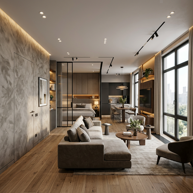 Дизайн интерьера студии