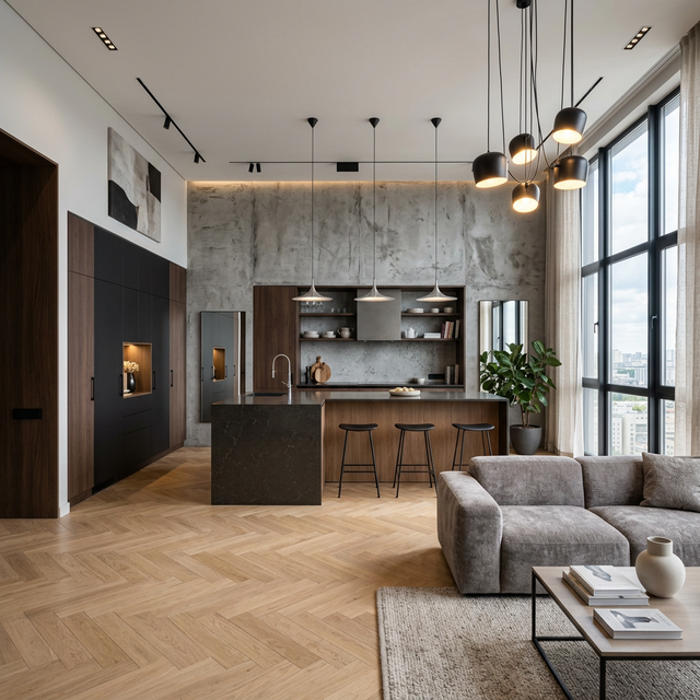 Дизайнерский ремонт двушки